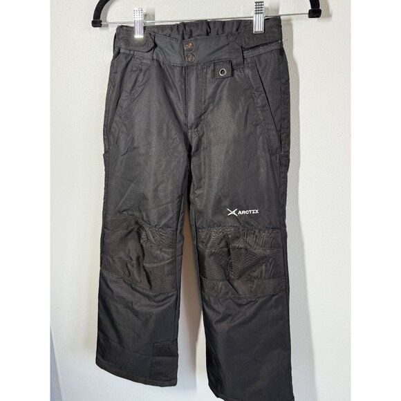 Arctix Kids Snow Pants Ski 5K Black Reinforced Knees Winter Sledding Tubbing - Picture 1 of 9